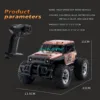 1:20 30Mins All Terrain Off Road Climbing Rc Car Truck 2.4G 4WD LED Lighting Control Crash Resistance Radio Control Truck Model 5