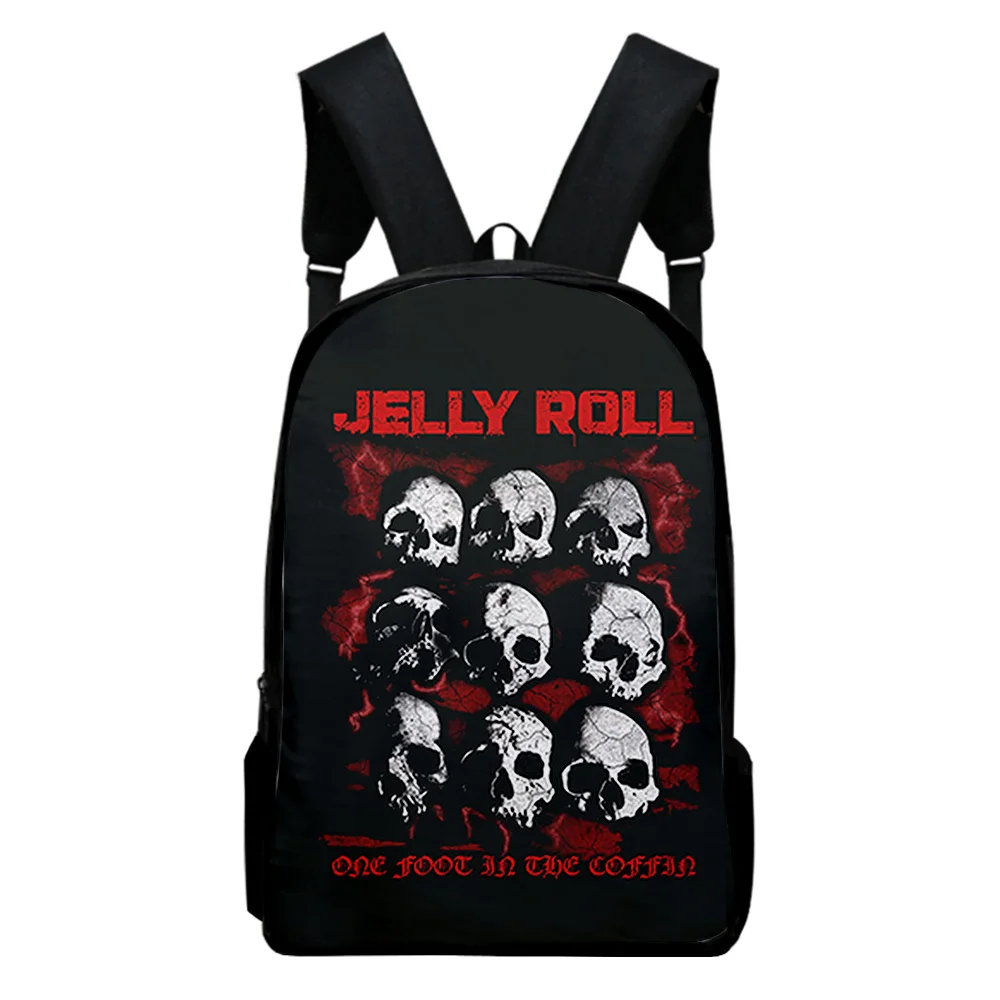 

Школьный рюкзак Jelly Roll Merch, милая Дорожная сумка из ткани «Оксфорд» для музыкантов, стильная Регулируемая сумка через плечо