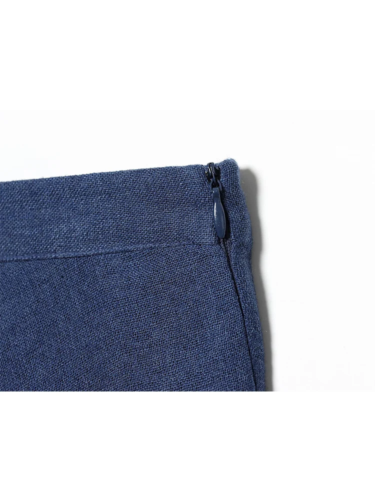 New Women High-waisted Midi Skirts Slimming Solid Color Medium-length Umbrella Skirt Fashion Ladies Simple A- line Casual Skirt