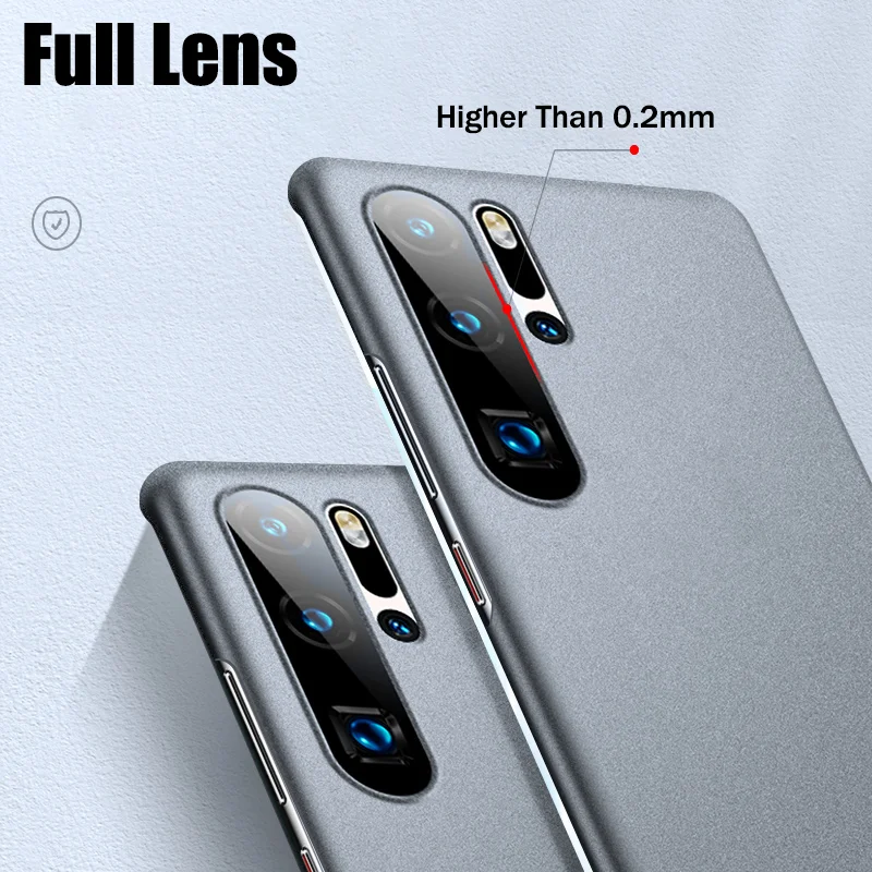 Slim Sandstone Matte Shockproof Phone Case - Hard PC Protective Cover