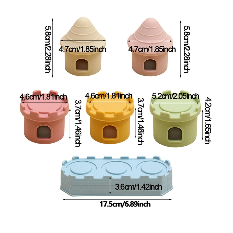 Silicone Castle Baby Photo Blocks 3