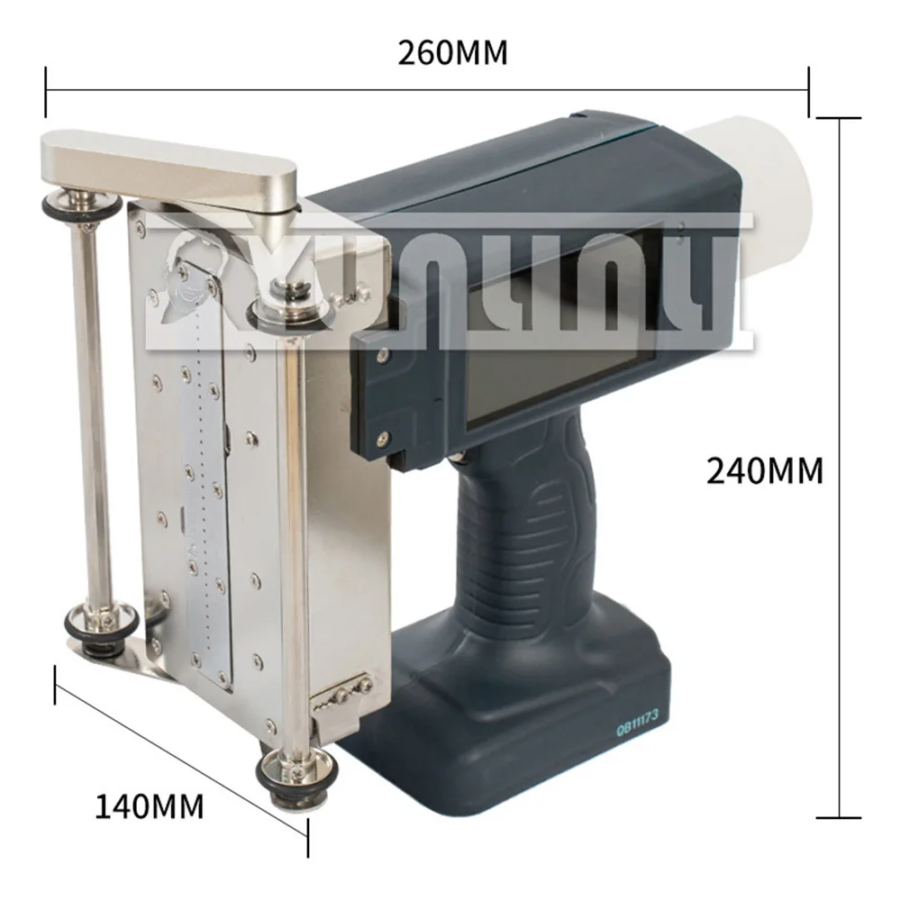 Portable Hand Jet Handheld Touch Inkjet Printer for Logo/ Expiry Date / Batch Code / Serial Number / Label / Barcode / Qr Code