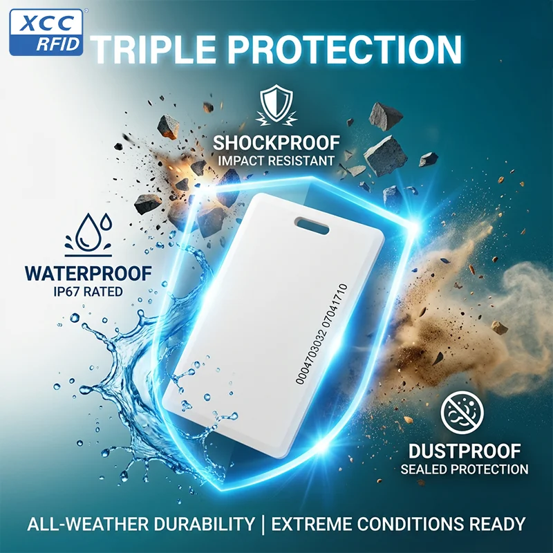 ISSI 4439 1.8mm 두께 RFID 카드 13.56MHz ISO 14443A 백색 PVC 근접 접근 제어 카드 (도어용) 1K 메모리
