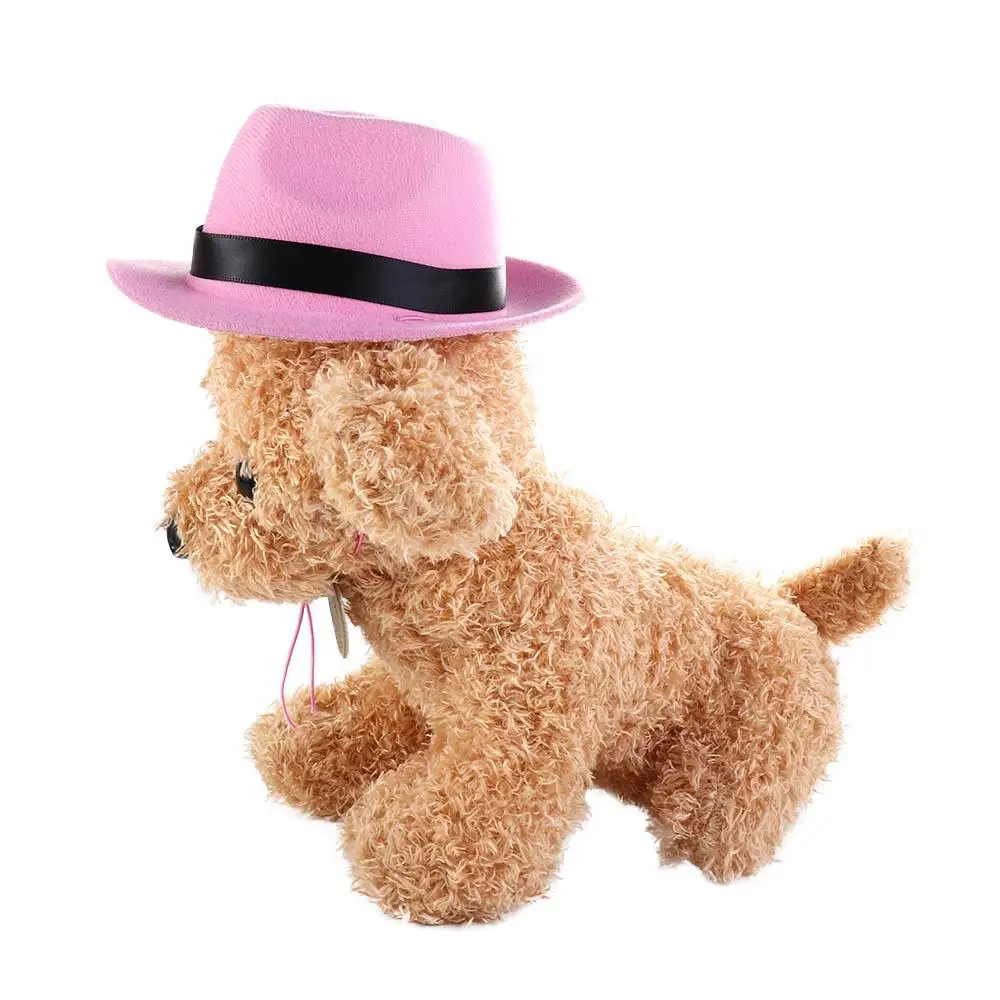 Cosplay Accessories Dress Up Photo Props Headdress Costume Performance Headgear Dog Costume Dog Cowboy Hat Pet Hat Pet Cap