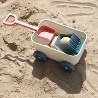 Beach Toys Sand Toys for Kids with Truck Car Sand Shovel Rake Sandbox Toys for Toddlers Kids Boys Cooking Pretend Play Kitchen 1