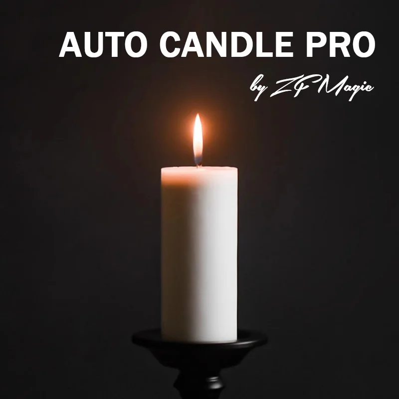 Auto Candle Pro By Zf Magic Tricks Blaze Automatic Candle Mind Control Light Fire Magia Stageillusions Gimmicks Mentalism Props