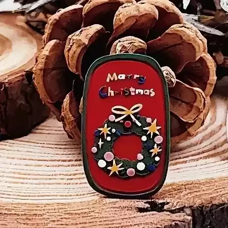 Creative Stamp Fire Stamp Wax Brass Head Christmas Bear Cake Opposite Embossed Peace Fruit Tree Wishing Socks Toy