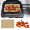 200 Pcs Air Fryer Parchment Paper Liners for Ninja Foodi XL Smart FG551 6-In-1 Indoor Grill for Ninja Foodi Accessories 2