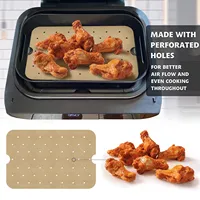 200 Pcs Air Fryer Parchment Paper Liners for Ninja Foodi XL Smart FG551 6-In-1 Indoor Grill for Ninja Foodi Accessories 2