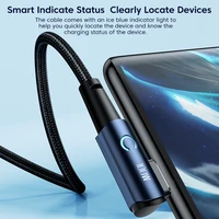 Toocki 100W USB C To USB C Cable 90 Degree For iPad MacBook Pro Xiaomi Samsung Huawei Fast Charging Type C Date Cord - Image 5