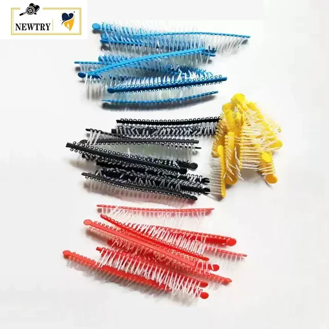 200Pcs/pack Dental Fiber Posts Straight Screw Quartz Glass Fiber Resin Post Root Canal Pile Drill Kit Dentistry Filling Material