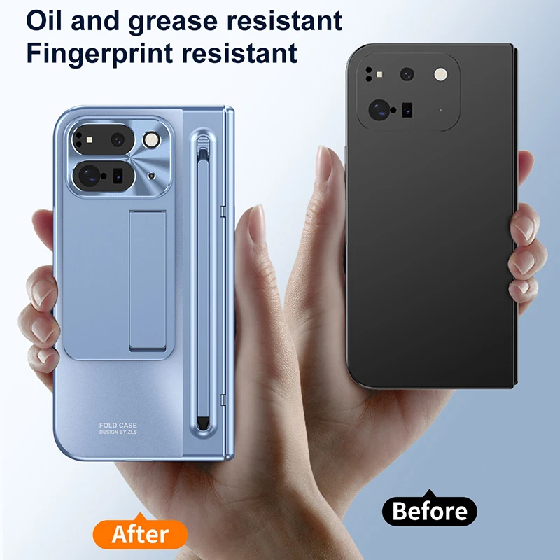 Foldable Hinge Protection Case with S Pen Stylus and Screen Protector