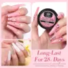 BORN PRETTY 15ml Clear Non Stick Hand Extension Gel Nail Polish 3D Multigel Carved Solid Gel For Nail Painting Carving Tools 6