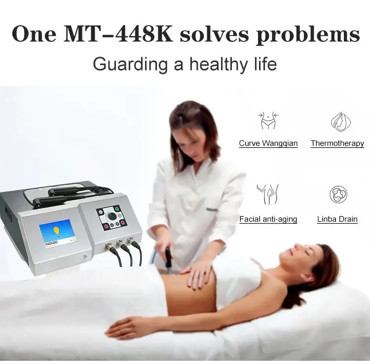indiba 448 KHZ RF Tecar Therapy RET CET Diathermy Body Slimming Machine Pain Relief Skin Tightening INDIBA Deep Care