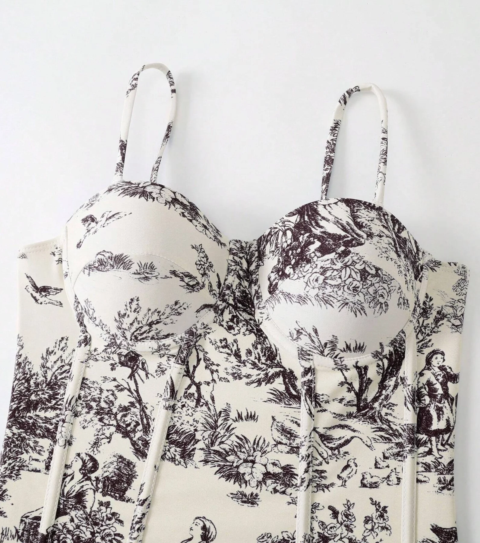 Women's Push-Up One Piece with Beach Dress