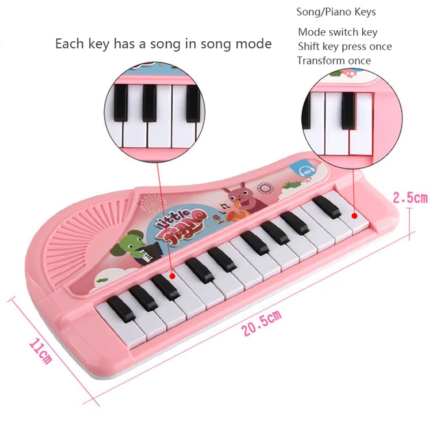 New Electronic Keyboard Beginners Baby Early Childhood Music Toy for Children Infants Small Piano 3