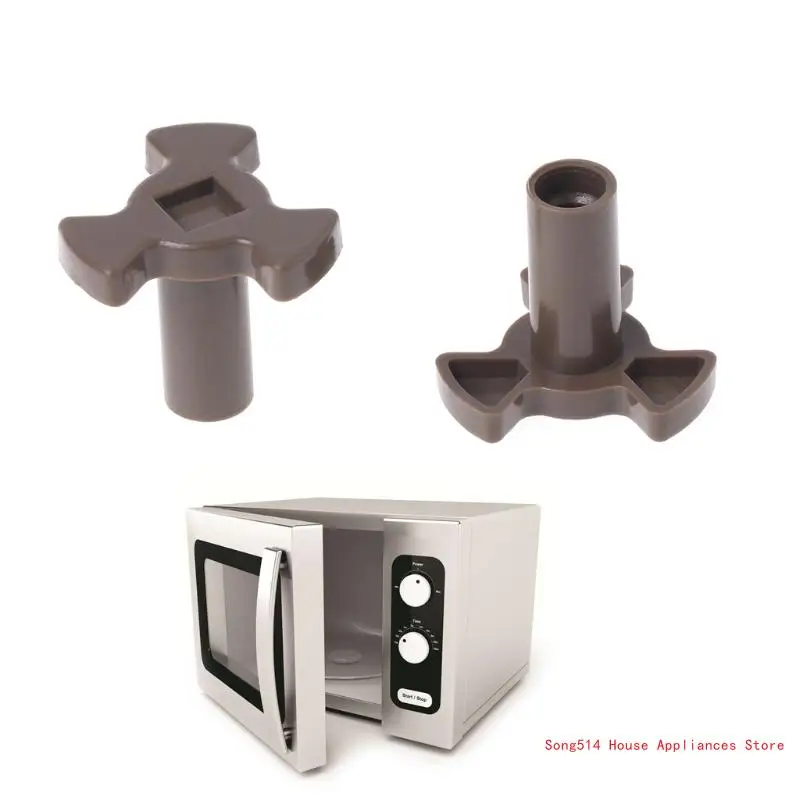 2Pcs Universal Microwave Turntable Coupler Plate Support Stand Cog Tools 95AC
