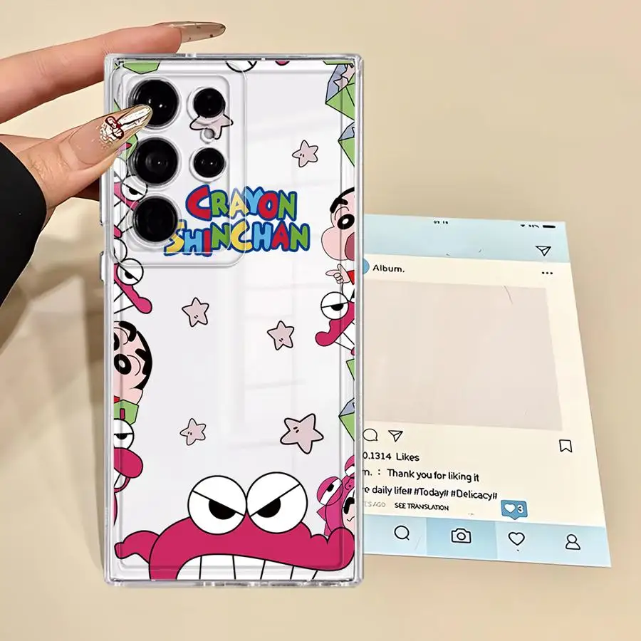 Cartoon Crayons Shinchan Phone Case Cover