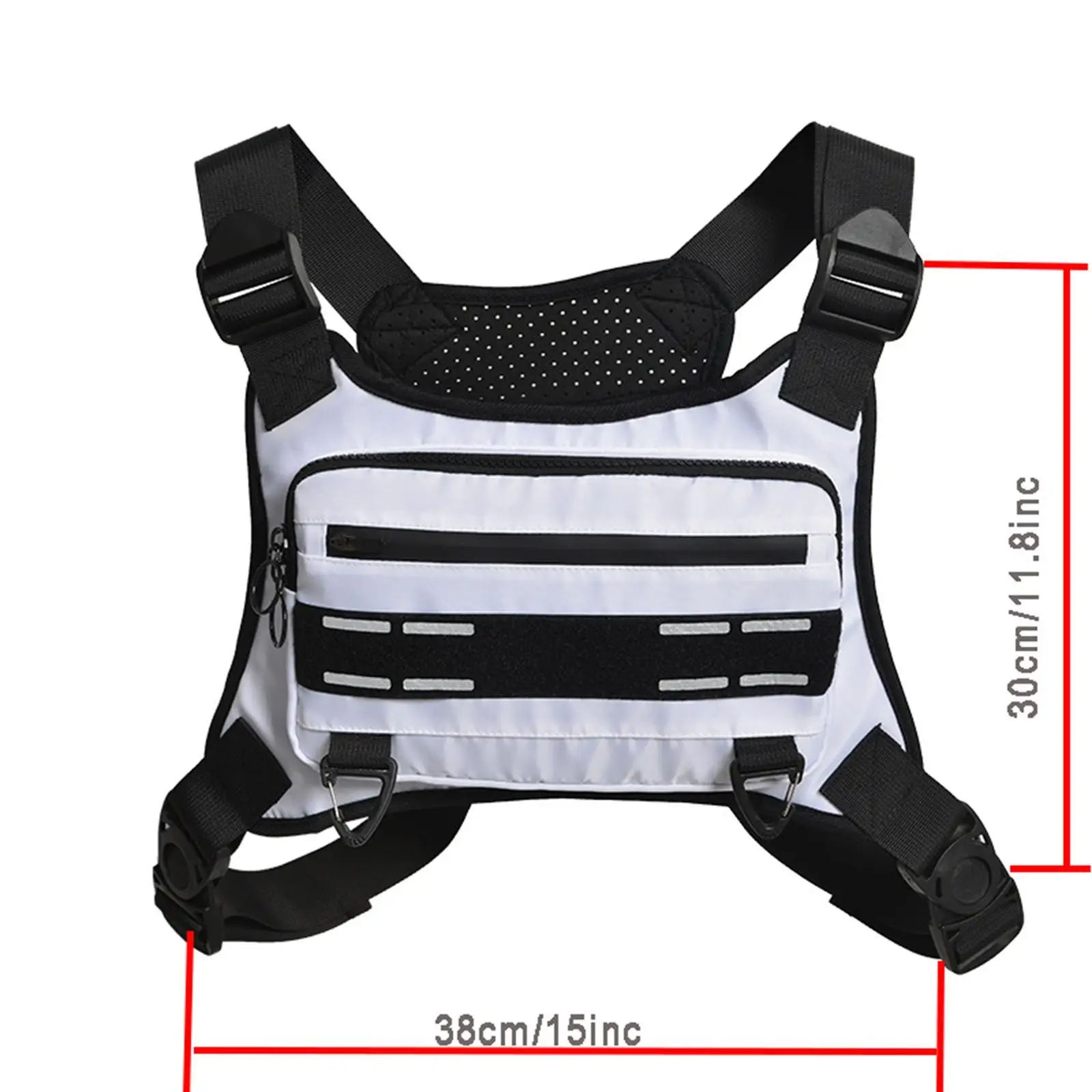 Chest Rig Bag Outdoor Training Running Chest Pack for Camping Riding