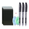 55Pcs/Set Erasable Gel Pen Refills 0.38mm Blue Black Red Ink for Student School Office Writing Stationery 1