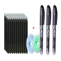 55Pcs/Set Erasable Gel Pen Refills 0.38mm Blue Black Red Ink for Student School Office Writing Stationery 1