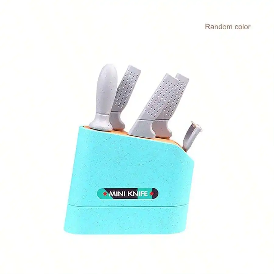 Kids' Pretend Play Kitchen Toy Set, Children's Cooking Accessories, Role Play Kitchen Toys, Cutting Tools for Children - 5