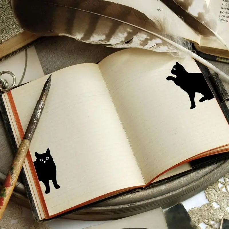 Magnetic Bookmark Cat Book Page Markers Clip 7 Pcs Cute Magnetic Book Page Marks Clip Set For Teachers Students Book Lovers