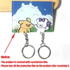 Couple Key Holder Keychains Hanger Holder Animail Acrylic Key Pendant Home Wall Decorative Gifts for Couple Kids Women Birthday 2