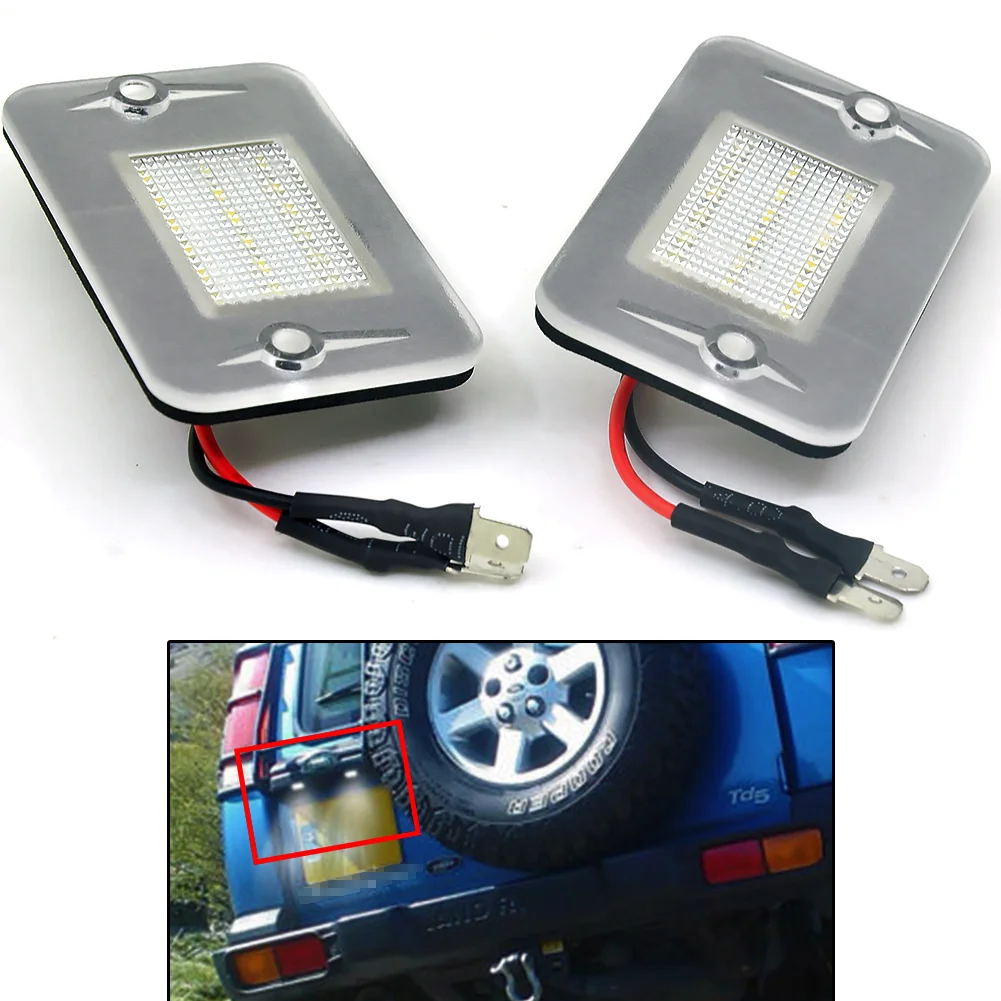2 Pz Per Land Rover Discovery 1 2 1994-2004 Per Land Rover Discovery Td5 Led Targa Luce Canbus Tag Posteriore Lampade