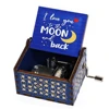You Are My Sunshine Music Box, Color Printing Wooden Hand Crank Musical Box, Birthday Gift for Girlfriend, Children's Day Gift 4
