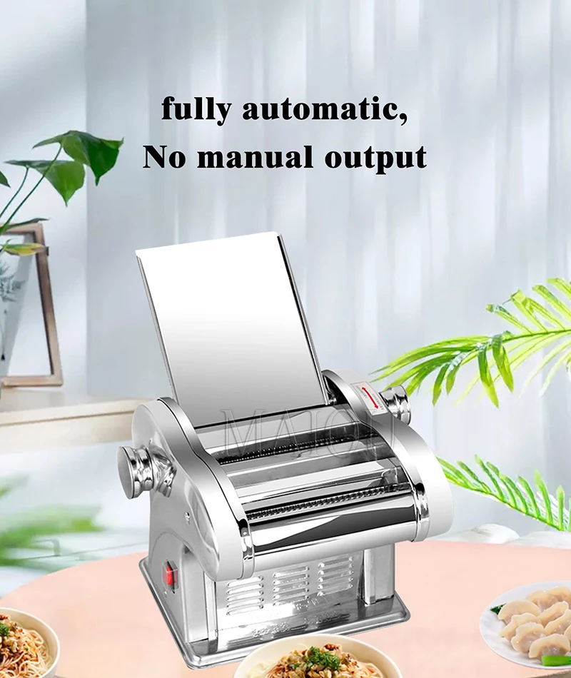 Description Picture 3 of item220V Commercial Kneading Machine Dough Sheeter Electric Pasta Maker Home Doughing Mixer Noodles Press Roller Dumpling Wrappers
