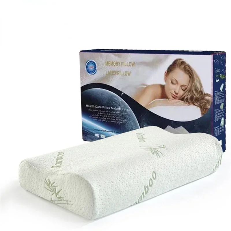 Pc Sleeping Bamboo Rebound Memory Orthopedic Pillows Cervical