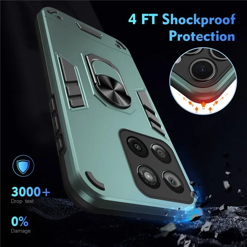 Ring Bracket Armor Shockproof Protective Phone Case