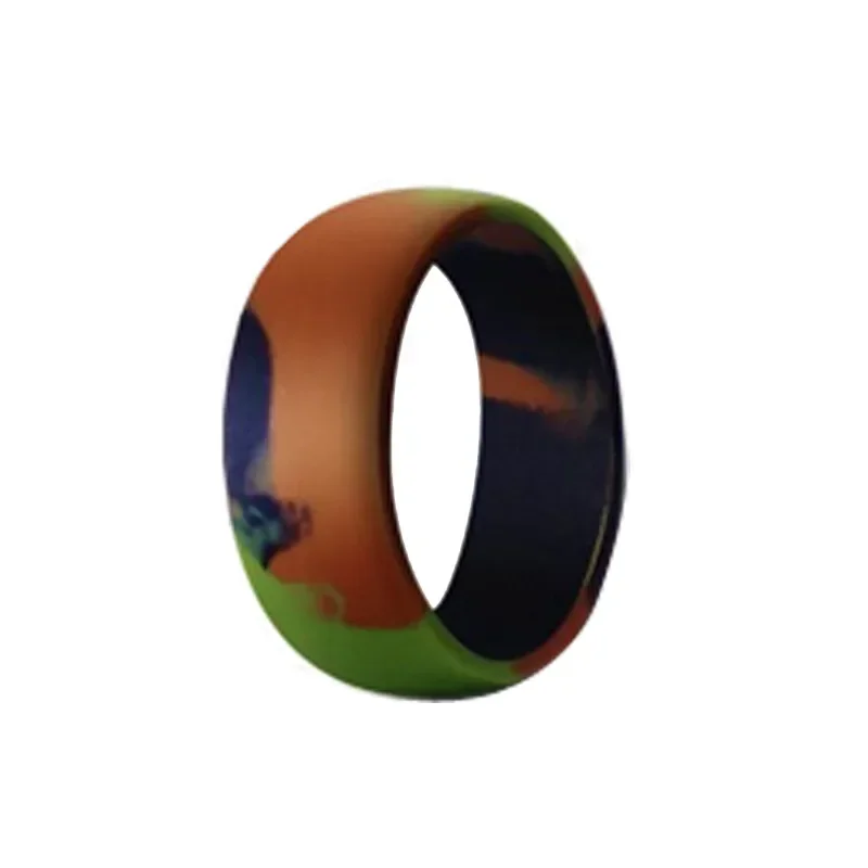 Sports Silicone Ring For Men Running Exercise Explorer Rubber Bands Hypoallergenic Flexible Finger Rings finger ring
