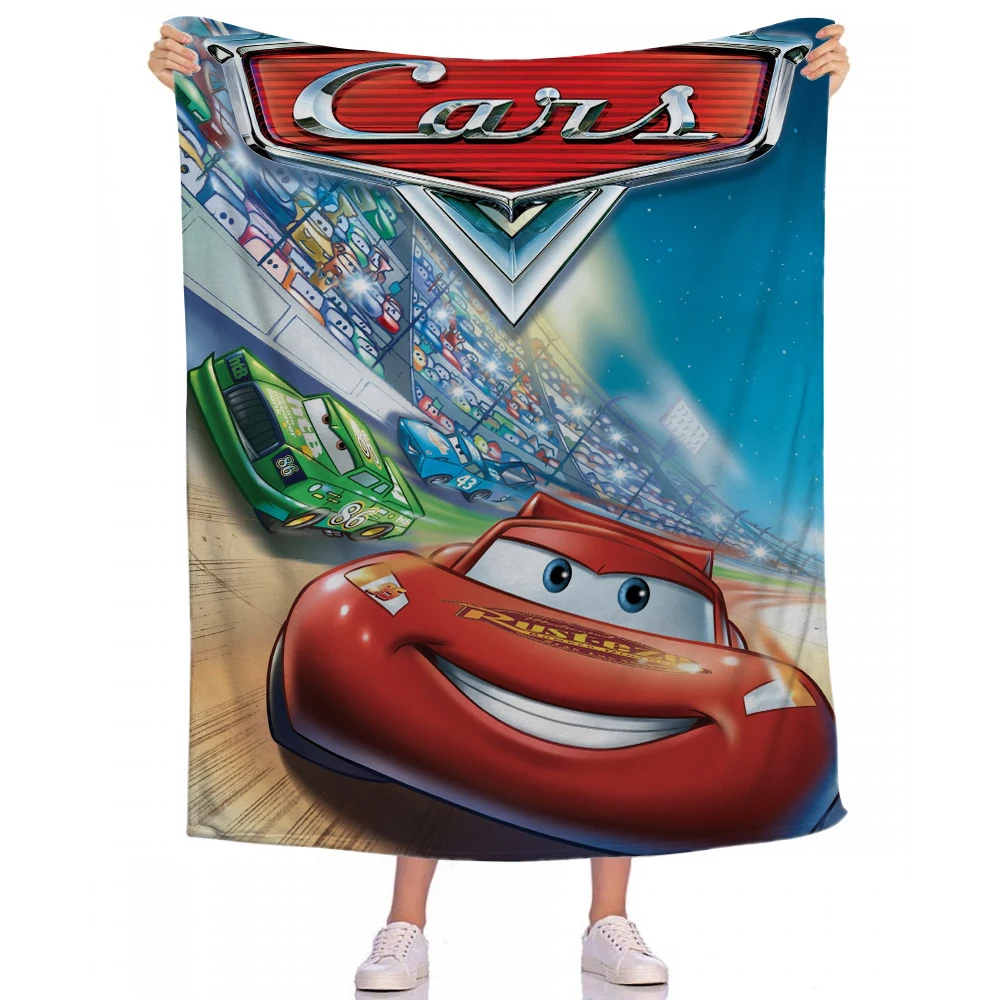 Disney Cars Mcqueen Blanket Soft Fluffy Throw King Size Luxury Blanket Throw Kid Adult Sofa Bed Blanket Cover Travel Throw Gift 5