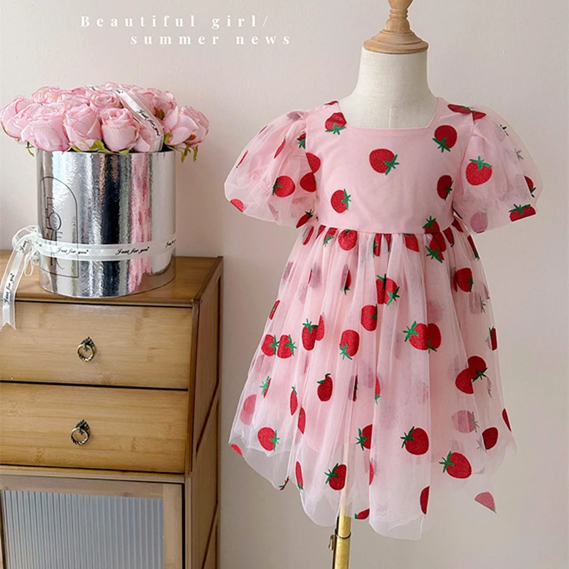 パンジャブドレス Kids dress サイズ　30 tinycottons】 TINY STARS FRILLS DRESS 【2歳/3歳/4歳