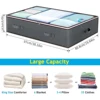 1PC Collapsible storage box Bed bottom cotton quilt storage bag Wardrobe clothes dustproof moisture-proof bag 4