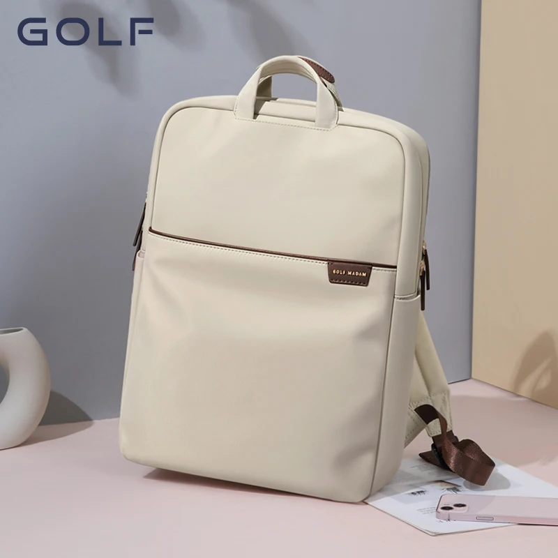 GOLF Business Backpack Women Work Slim Laptop Backpack 15 6 inches 13 inch Back Pack Laptop Bag Travel Simple Waterproof Nylon 6