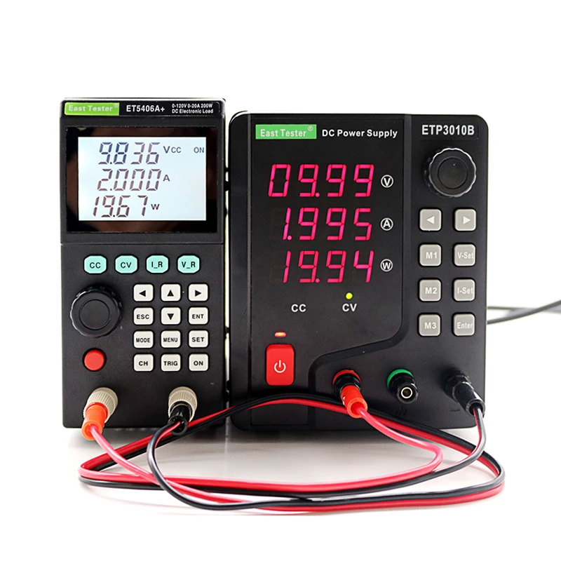 이스트 테스터 ET5406A+/ET5407A+ 200W 120V 180V 20A 30A 프로그래밍 가능 DC 전자 부하 테스터 1mV/1mA CC/CV용 배터리 테스터