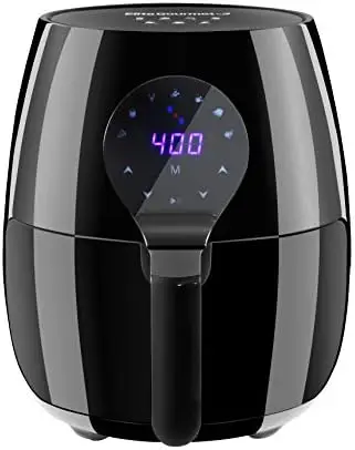 

EAF5317D# Digital 5.3Qt Hot Air Fryer 7 Menu Functions 1350W Oil-Less Healthy Cooker, Timer & Temperature Controls, PFOA/PTF