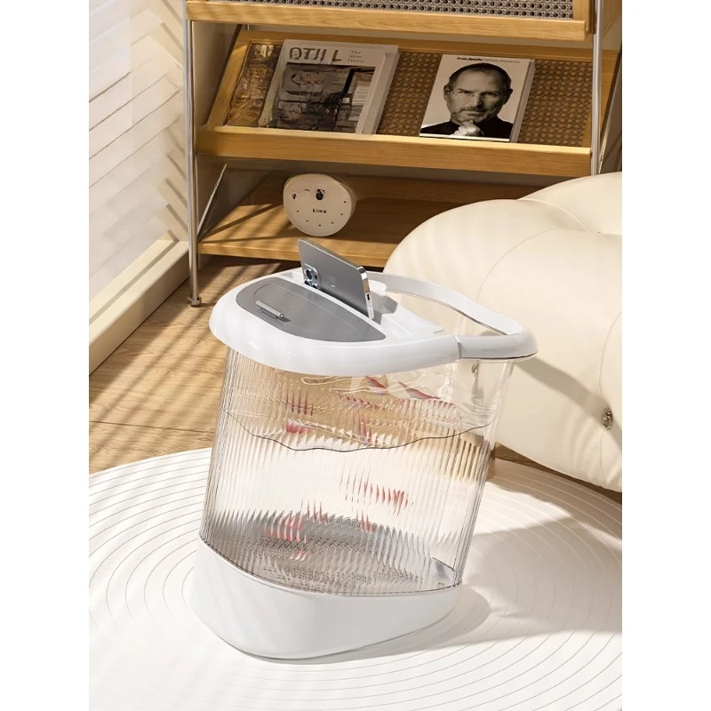 

Lying foot bath bucket, high and deep foot bath bucket, transparent foot wash basin for household use, health massage bucket