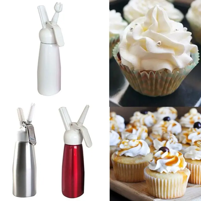 500ml Aluminum Alloy Whipped Cream Dispenser Home Kitchen Whip C