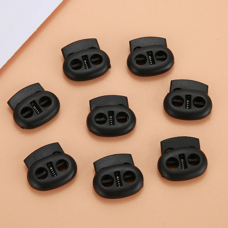 Cord Lock Stopper For Drawstring Elastic Lanyard Paracord Rope Garment Bag