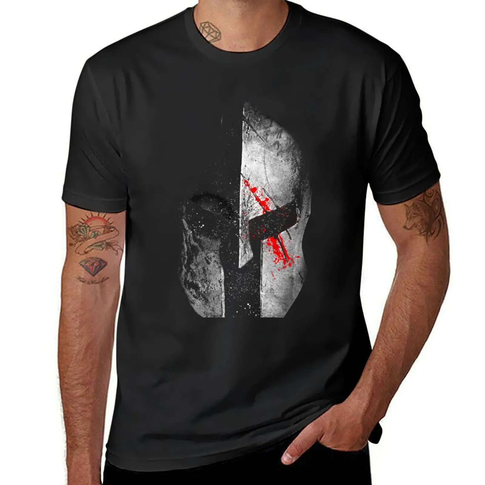 

Spartan T-Shirt anime vintage mens champion t shirts