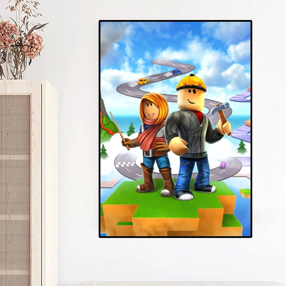 Game R-Roblox Cool one Poster Prints Wall Sticker Painting Bedroom