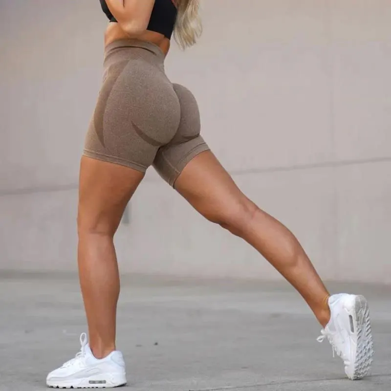 

MYS women sports shorts Seamless Gym high waist Fitness Leggings Running Shorts Biker Workout Hip Lifting Sexy Yoga Bottoms