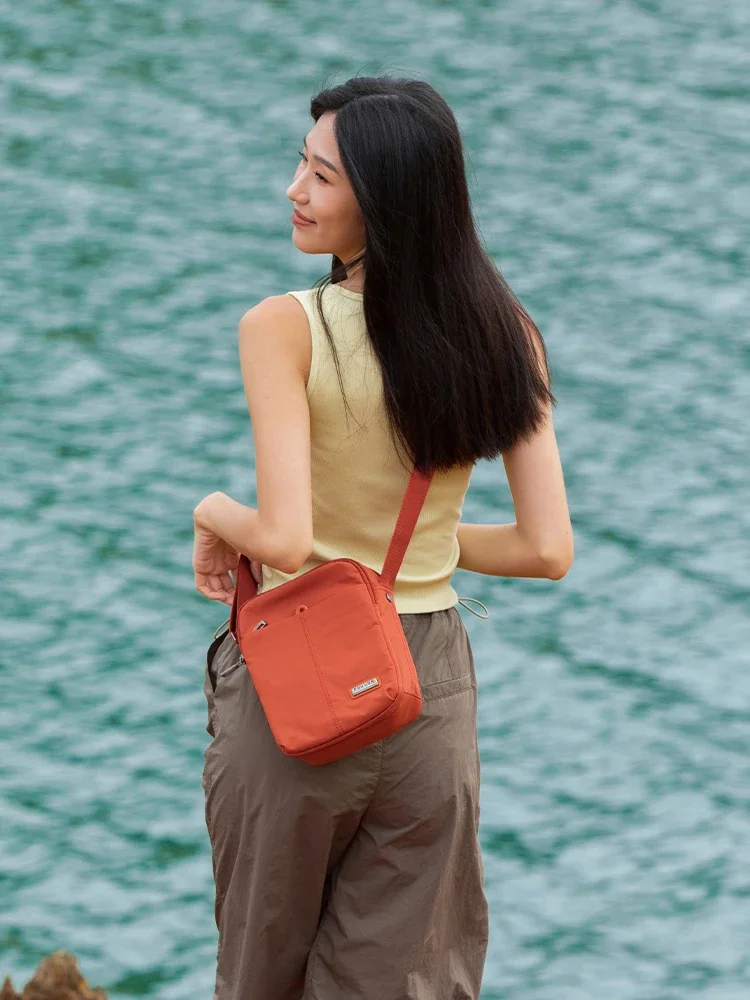 Fouvor women's small nylon crossbody canvas casual sports shoulder stylish mobile phone bag 2961-08