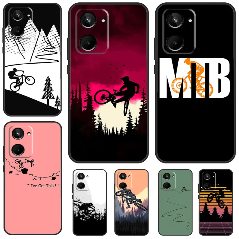 Mtb Mountain Bike Bicicletta Da Ciclismo Per Realme C51 C53 C55 C35 C33 C31 C30 C25 C21Y Gt Neo 5 Gt5 Gt3 9 10 11 12 Pro Plus Case