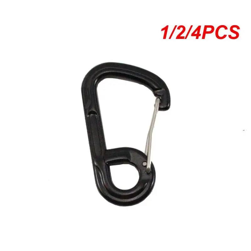 

1/2/4PCS 6cm Marine Grade Stainless Steel Spring Carabiner for Diving Dive Boat Kayak Accessory