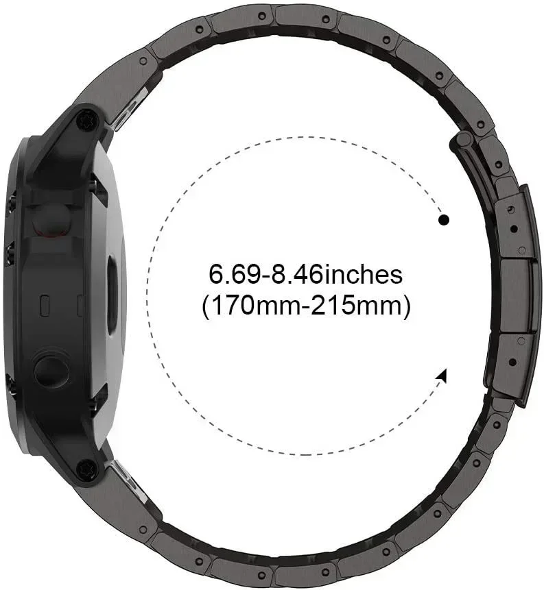 Sleek Titanium Quickfit Strap - Premium Metal Release Watch Band